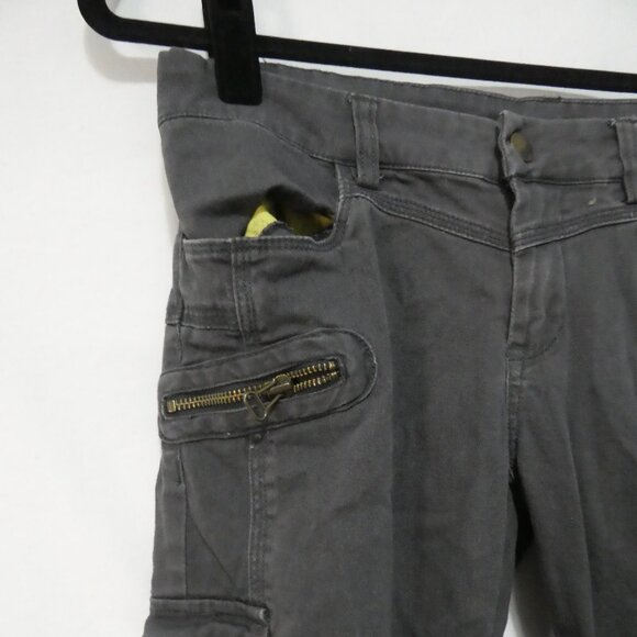 BLANK NYC | size 29 | Grey Cargo Style Slim Fit Pants | Long Zip Leg Bottoms - Picture 3 of 16